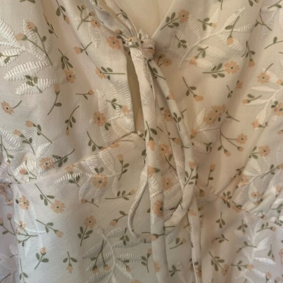 ARULA Floral Women's Puff Sleeve Cropped Cottagecore Blouse | NWT 2X - Picture 4 of 6